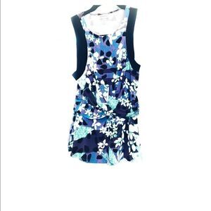 Peter Pilotte tropical,print top xs